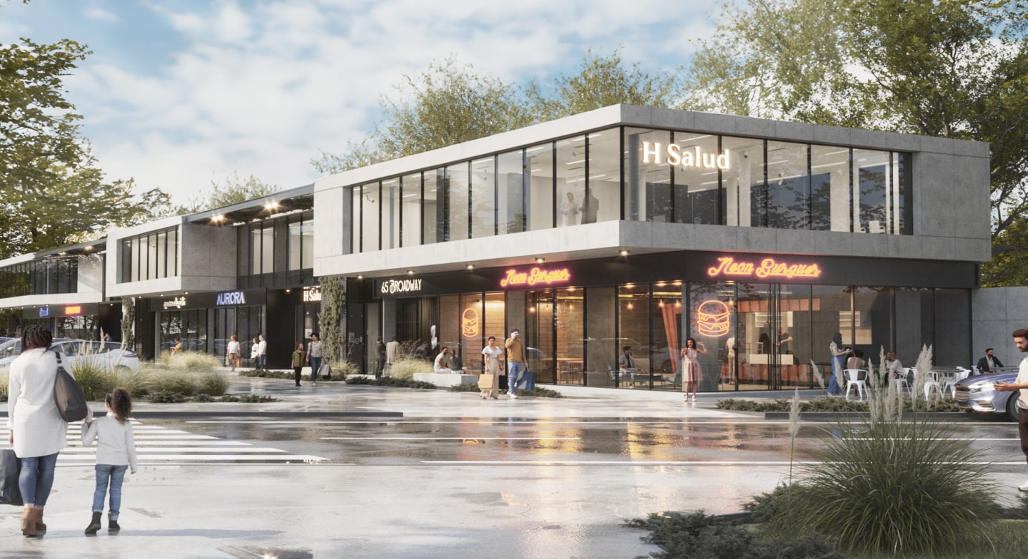 strip center