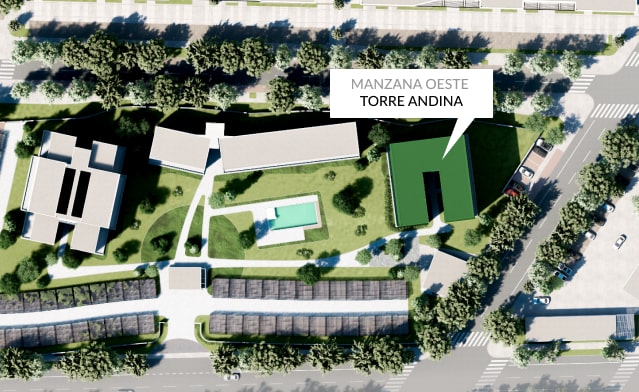 Mapa Torre Andina